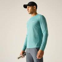 Regatta Men's Mindo Anti-Insect Long Sleeved Mesh T-Shirt in Mint | Size: Medium