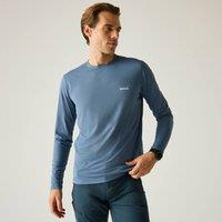 Regatta Men's Mindo Anti-Insect Long Sleeved Mesh T-Shirt in Mid Blue | Size: XL