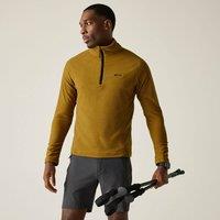 Regatta Men's Montes Lightweight Half Zip Fleece in Mustard | Size: Medium