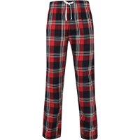 SF Men's Tartan Lounge Pants in Red | Size: Small