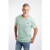 Weird Fish Men's Fished Branded T-Shirt in Mint | Size: Large