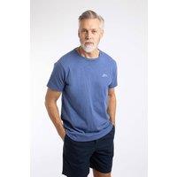 Weird Fish Men's Fished Branded T-Shirt in Blue | Size: 2XL