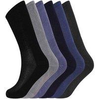 Soxy Men's Calf-Length Bamboo Sport Socks (Pack of 6) | Size: 6-11