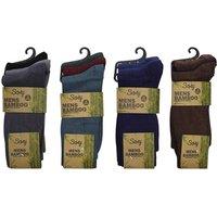 Soxy Men's Mid Calf Bamboo Socks (Pack of 12) | Size: 6-11