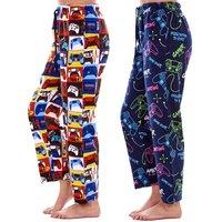 Keanu Men's Gaming Levels Game Controller Lounge Pants Pack of 2 | Size: Large