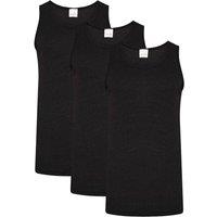 Heatforce Men's Thermal Vest (Pack of 3) in Black | Size: 5XL