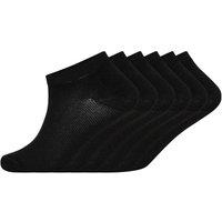 Soxy Men's Ankle Bamboo Trainer Socks (Pack of 6) in Black | Size: 6-11