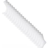 Soxy Men's Socks (Pack of 20) in White | Size: 6-11