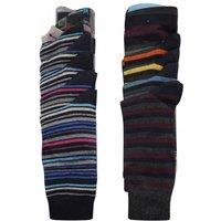 Ex Store Men's Striped Socks (Pack of 10) | Size: 9-12
