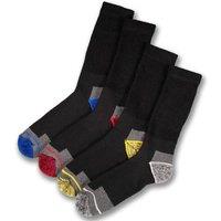Public Dealz Men's Heavy Duty Socks (Pack of 6) | Size: 6-11