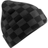 Beechfield Men's Checkerboard Beanie in Black