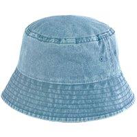 Beechfield Men's Vintage Bucket Hat in Mid Blue | Size: S/M