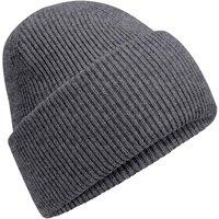 Beechfield Men's Classic Deep Cuffed Beanie in Dark Grey