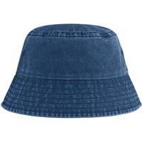 Beechfield Men's Vintage Bucket Hat in Mid Blue | Size: Medium/Large