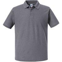 Russell Men's Authentic Polo Shirt in Grey | Size: Small