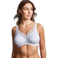 Royce Lingerie Women's Robyn Non Wired Support Bra in White | Size: 38FF