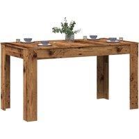 Berkfield Home Dining Table Old Wood 140x74.5x76 cm Engineered Wood in Brown