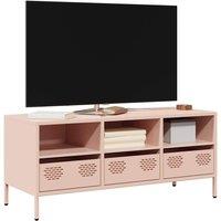 Berkfield Home TV Cabinet Pink 101.5x39x43.5 cm Cold-rolled Steel