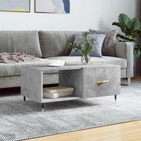 Berkfield Home Coffee Table Concrete Grey 90x50x40 cm Engineered Wood | Size: 90 x 50 x 40 cm