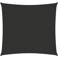 Berkfield Home Sunshade Sail Oxford Fabric Square 7x7 m Anthracite in Black