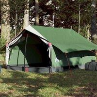 Berkfield Home Camping Tent 2-Person Green Waterproof