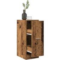 Berkfield Home Apothecary Cabinet Old Wood 30x41x77.5 cm Engineered Wood in Brown