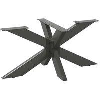 Berkfield Home Coffee Table Leg Spider Shape Anthracite 98x58x(42-43) cm Steel