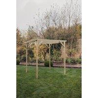 Churnet Valley Garden Furniture Ltd Contemporary Pergola - Timber - Partially Assembled in Brown