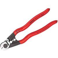 KNIPEX Wire Rope/Bowden Cable Cutter Pvc Grip 190Mm (7.1/2In) in Red