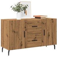 Berkfield Home Sideboard Artisian Oak 100x36x60 cm Engineered Wood in Brown | Size: 100 x 36 x 60 cm