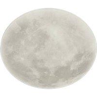 Netlighting Lunar Modern 22W LED Semi Flush Light White 3000K Remote control