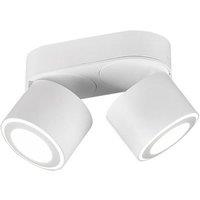 Netlighting Taurus Modern 2 Light Twin Ceiling Spotlight White Matt 3000K UK Stock