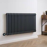 Eden Arcadia 1200W Electric Smart Column Radiator Anthracite, 600 x 1010mm in Dark Grey