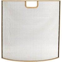 Ivyline Iron Fire Screen in Brass Finish H61Cm W61Cm in Metallics