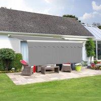 Primrose Awnings 6.0m Dropdown Front Valance In Silver