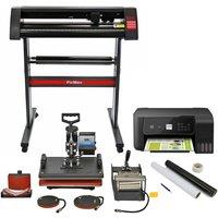 Monstershop PixMax 5 in 1 Heat Press, Vinyl Cutter, Printer, Weeding Pack
