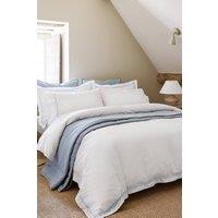 CHRISTY 'Beaumont' Luxury Cotton Percale Hotel Duvet Cover Sets in Pale Blue | Size: Double