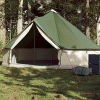 Berkfield Home Family Tent Tipi 6-Person Green Waterproof