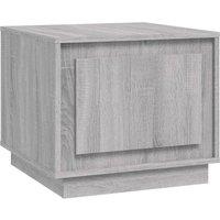 Berkfield Home Coffee Table Grey Sonoma 51x50x44 cm Engineered Wood | Size: 51 x 50 x 44 cm