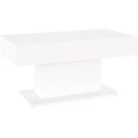 Berkfield Home Coffee Table White 96x50x45 cm Engineered Wood | Size: 96 x 50 x 45 cm