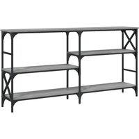 Berkfield Home Console Table Grey Sonoma 150x29x76.5 cm Engineered Wood