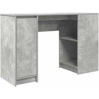 Berkfield Home Desk Concrete Grey 120x42x76 cm Engineered Wood | Size: 120 x 42 x 76 cm