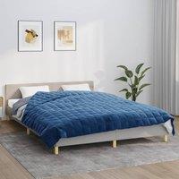 Berkfield Home Weighted Blanket Blue 200x225 cm 9 kg Fabric
