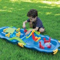 Berkfield Home Water Fun Trolley 51x21.5x66.5 cm Polypropylene in Blue