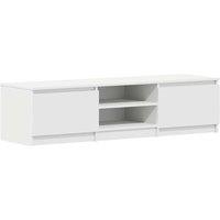 Berkfield Home TV Cabinet White 140x40x35.5 cm Engineered Wood