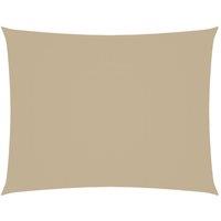 Berkfield Home Sunshade Sail Oxford Fabric Rectangular 3.5x5 m Beige