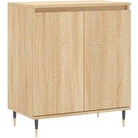 Berkfield Home Sideboard Sonoma Oak 60x35x70 cm Engineered Wood in Brown | Size: 60 x 35 x 70 cm
