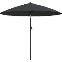 Berkfield Home Outdoor Parasol with Aluminium Pole 270 cm Anthracite in Black