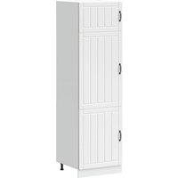 Berkfield Home Kitchen Cupboard Lucca White Engineered Wood