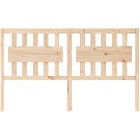 Berkfield Home Beautiful Bed Headboard 165.5x4x100 cm Solid Wood Pine in Light Tan